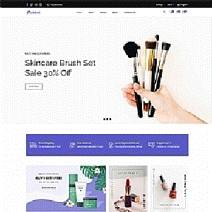 美容化妆品电子商务Bootstrap5模板
