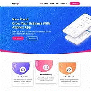 多用途的app产品软件官网模板