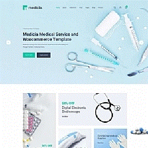 医疗保健用品电子商务HTML5模板